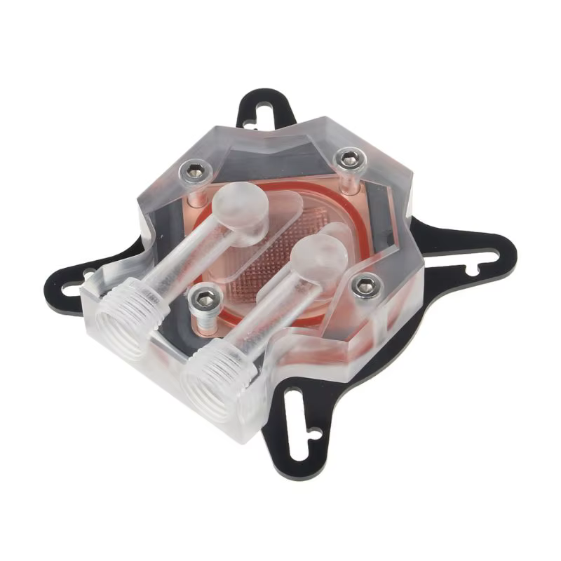 Refroidisseur d'eau universel transparent pour carte fouille