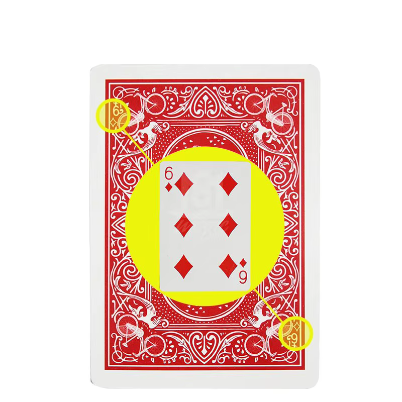 Jeu de cartes magiques marquées pour enfants, poker, tour de magie, gros plan, accessoires, puzzle, jouet