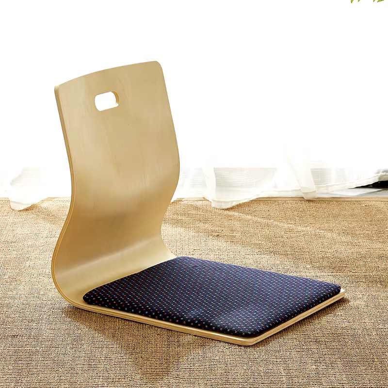 (2 pièces/lot) Damedai japonais coréen sièges Zaisu chaise meubles de salon asiatique traditionnel Tatami plancher sans jambes chaise siège