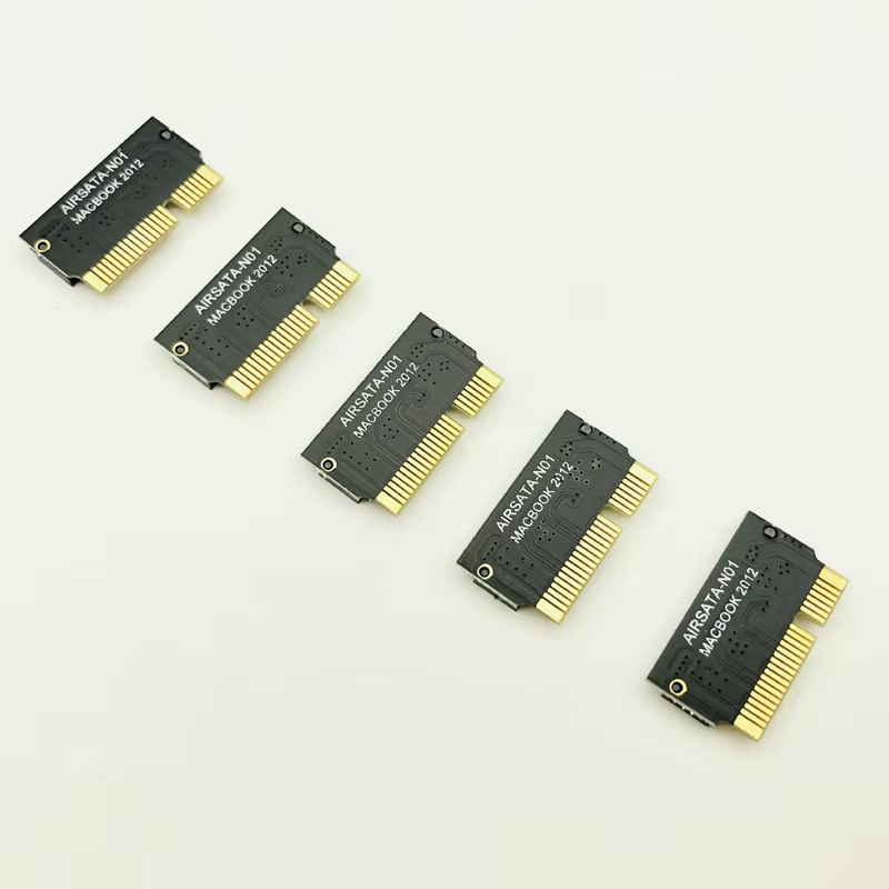 Carte adaptateur SSD pour Macbook Air 2012 A1398 A1425, convertisseur 6 + 17 broches M.2 M2, 5 pièces