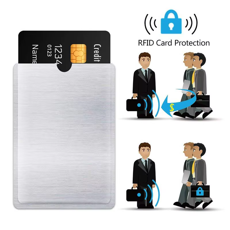 RFID Bchampionship Sleeves, Anti-vol, RFID Card Wallet, Protector, NDavid décennie king Holder, Ta.com Theft, Anti-Scan Card Sleeve, 100Pcs