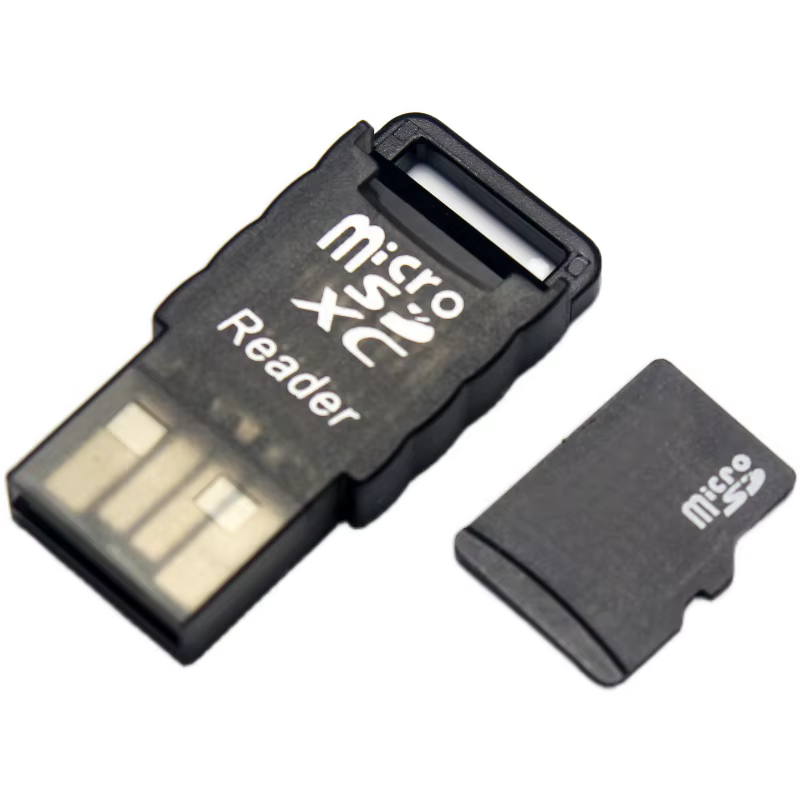 Lecteur de carte Micro SD SDHC TF, jusqu'à 512 Go de lecture