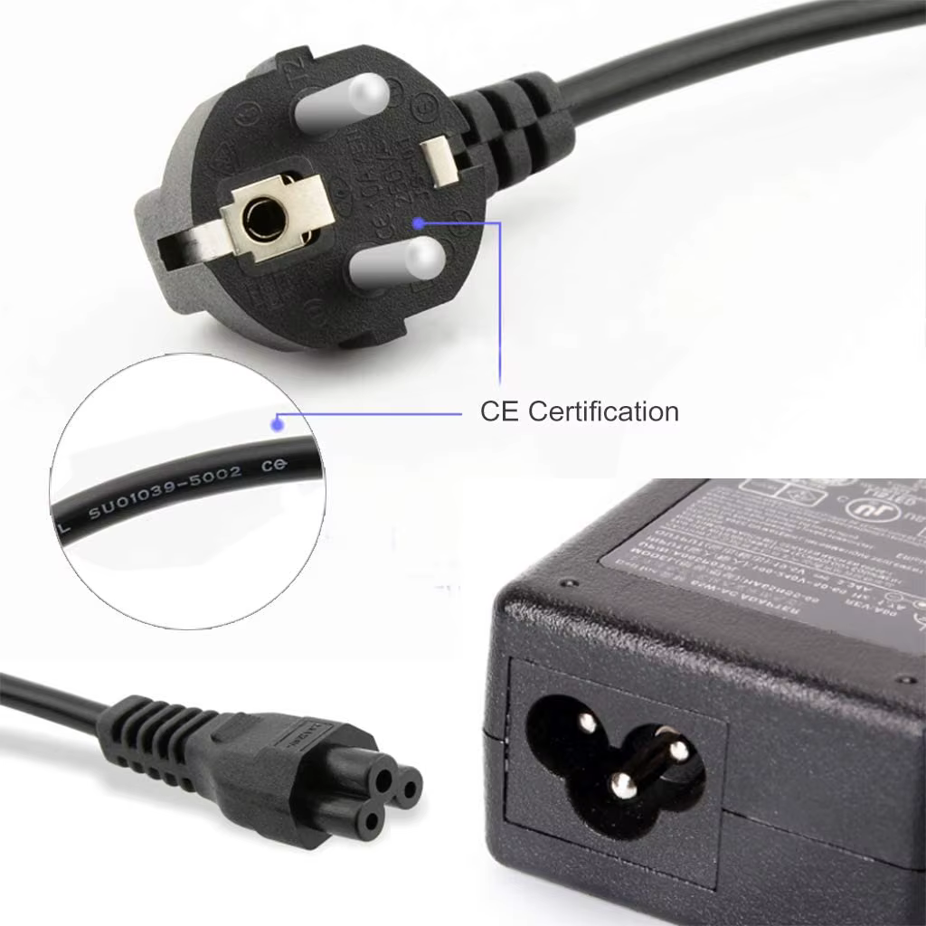 1.5M EU US universel ordinateur portable 3 broches chargeur prise adaptateur secteur câble pour HP Dell Toshiba Sony