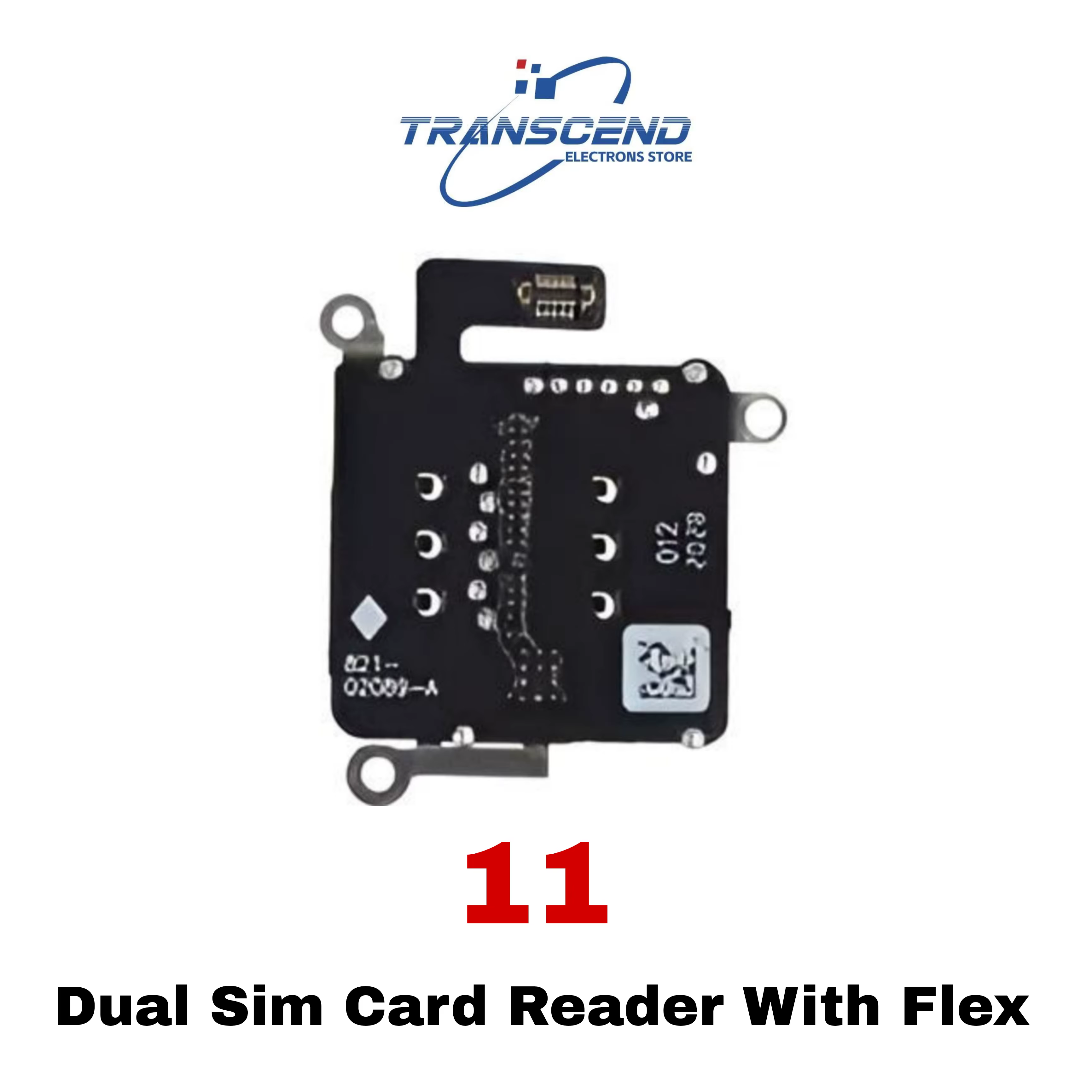 Lecteur de carte SIM pour iPhone 11, 12, 13, 14, 15 Pro Max Plus XR, double emplacement pour carte SIM, adaptateur interne avec câble flexible, 2 à 10 pièces