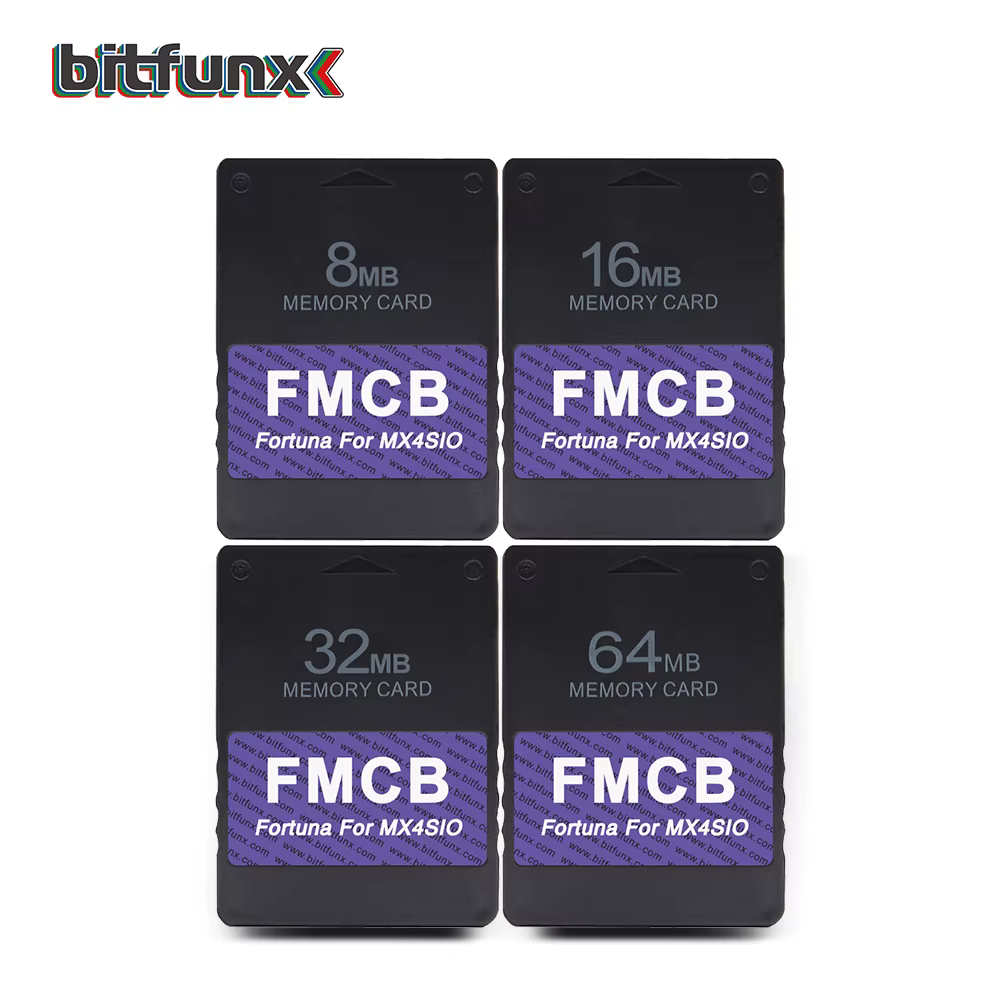 Bitfunx Fortuna carte mémoire McBoot OPL gratuite pour PS2 MX4SIO SIO2SD adaptateur SD pour Console de jeu PS2 mince