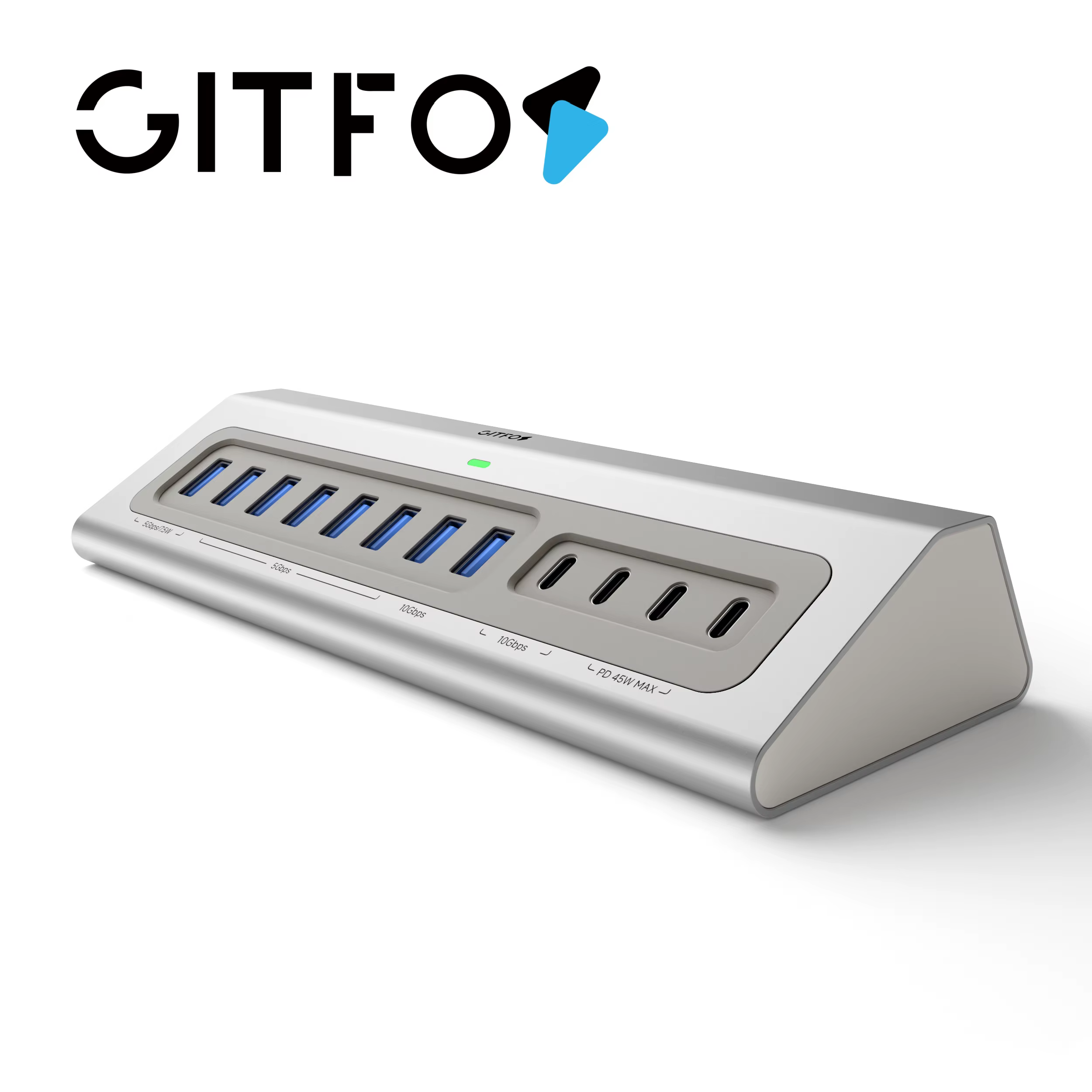 Hub USB alimenté par Gitfos
