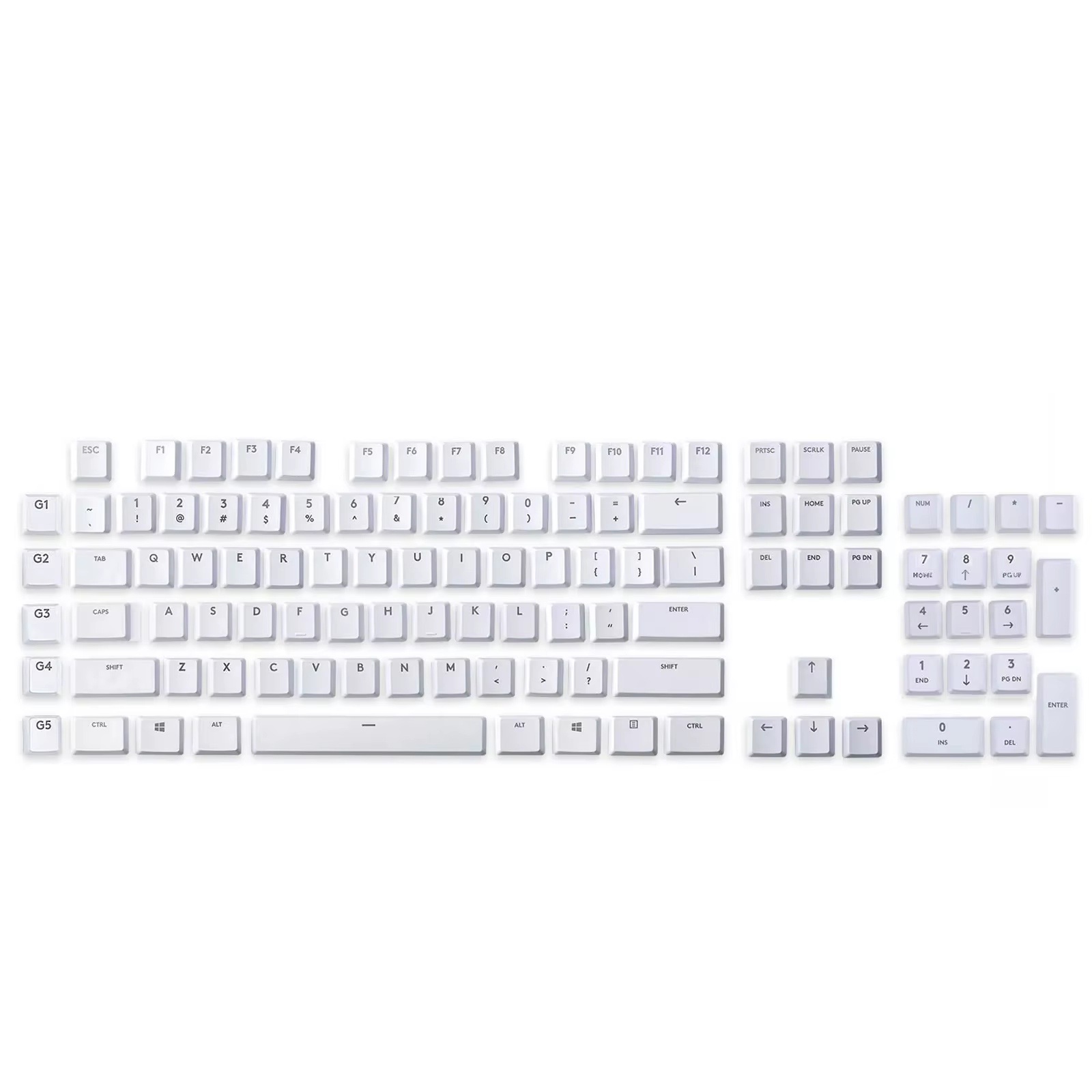 Pour G915 ensemble complet de 109 touches pour remplacer le clavier de jeu mécanique Logitech G915/G913/G815/G813 TKL RGB