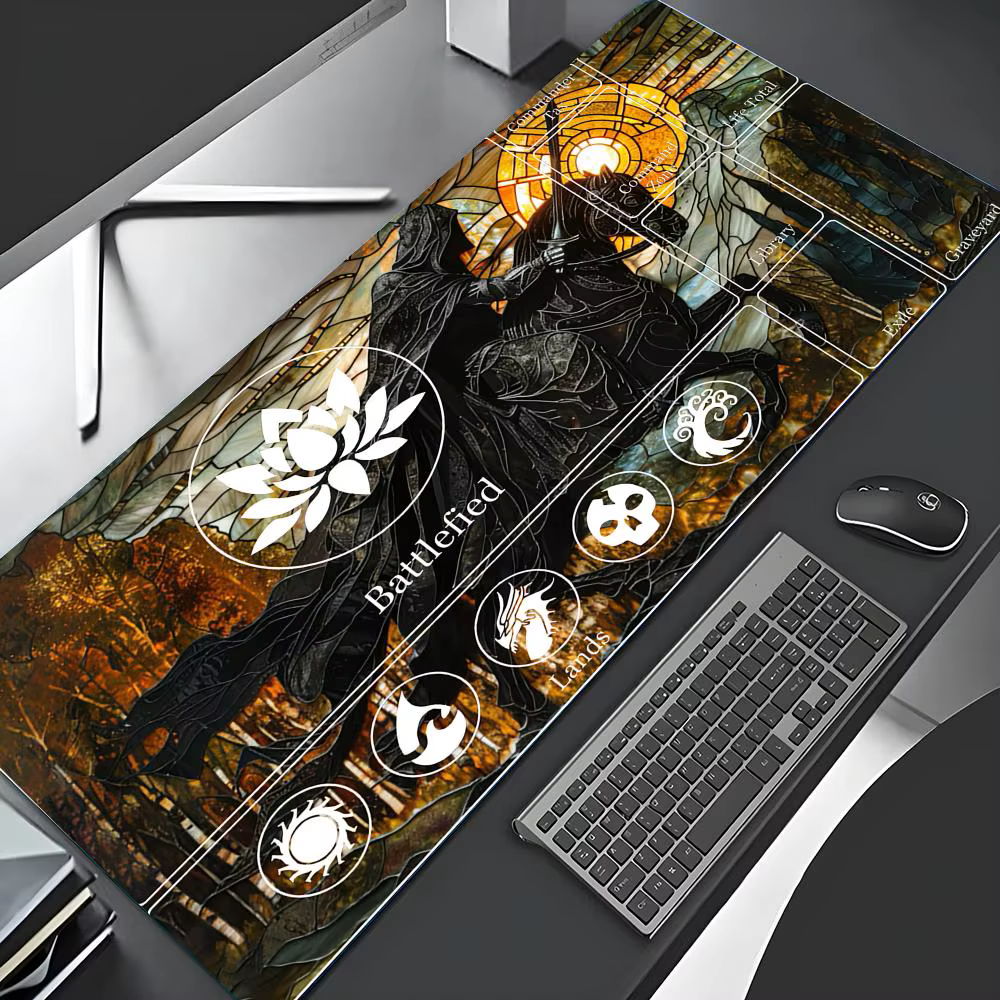 Tapis de jeu de table Magic War Knight Design pour MTG/TCG