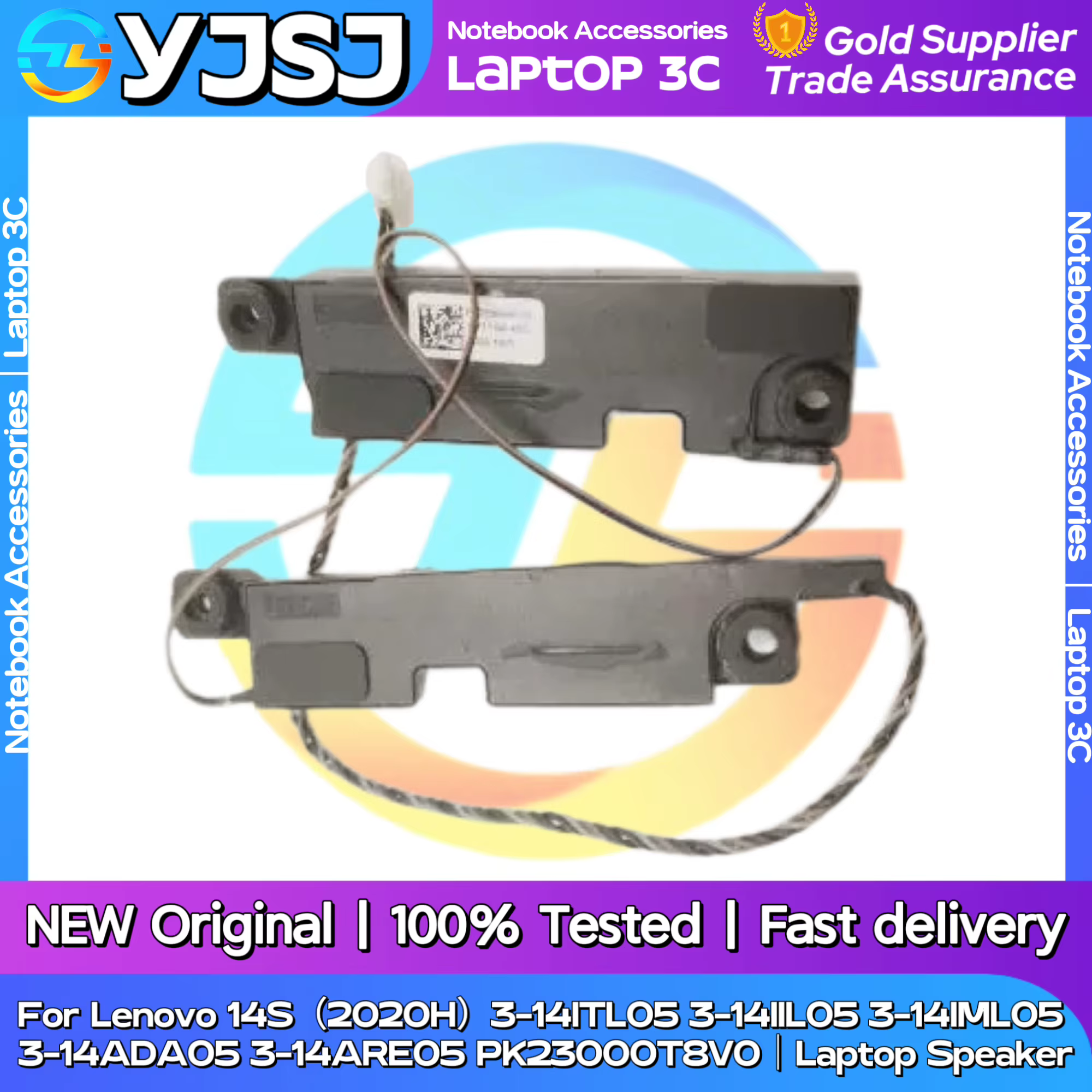 Nouveau haut-parleur d'origine pour ordinateur portable Lenovo 3-14ITL05 3-14IIL05 3-14IML05 3-14ADA05 3-14ARE05