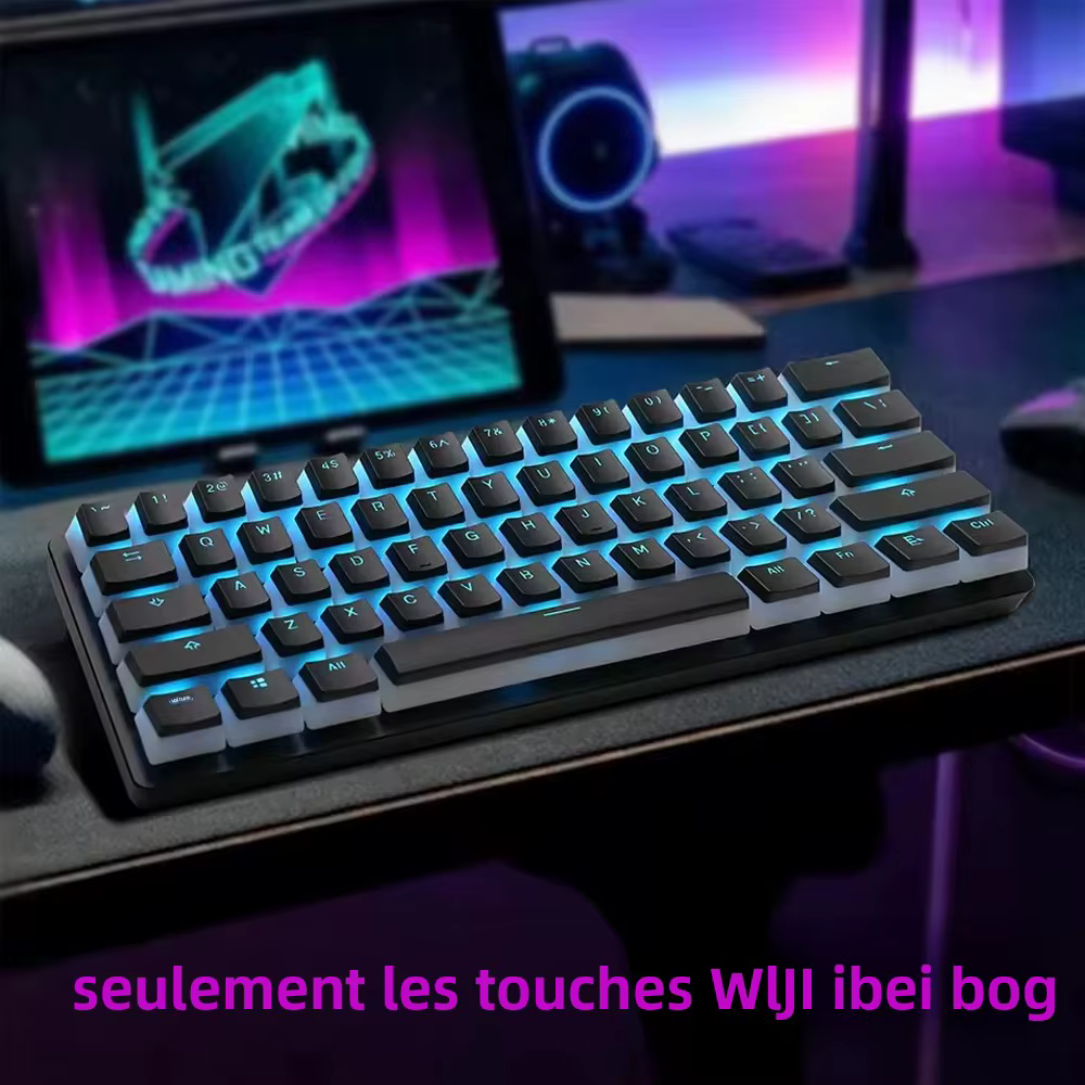 Capuchons de touches pour Corsair Razer SteelSeries Akko Keychron clavier mécanique de jeu Double injection PBT rétro-éclairé Keycap profil OEM Keyset