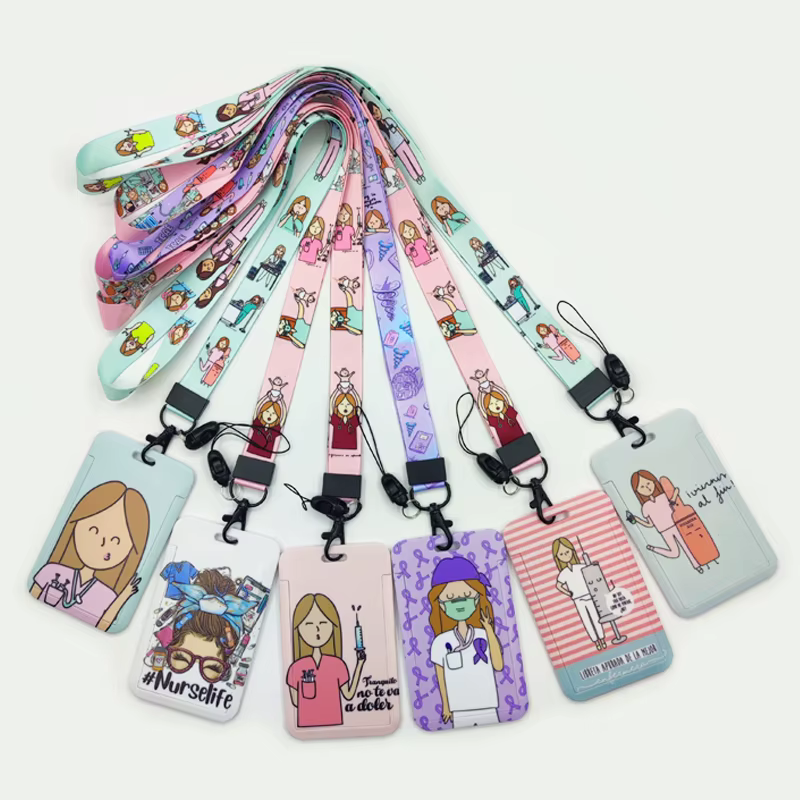Porte-cartes d'infirmière, sangle de cou, étui pour carte de crédit, identification de médecin, porte-Badge, corde de téléphone, accessoires d'identifiants d'hôpital, cadeau