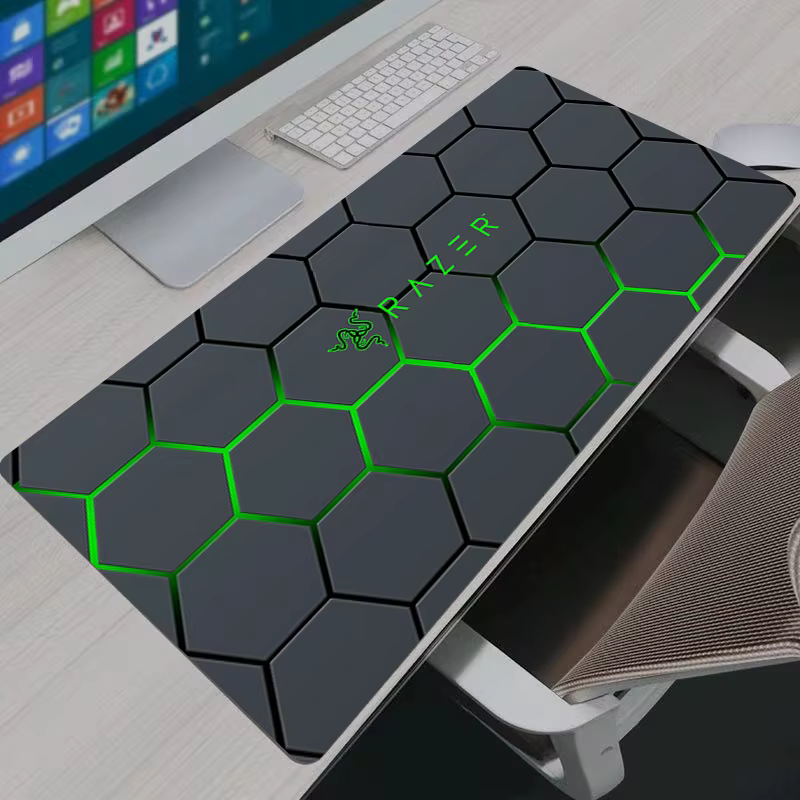 Razer hexagone tapis de souris Anime accessoires de jeu XXL