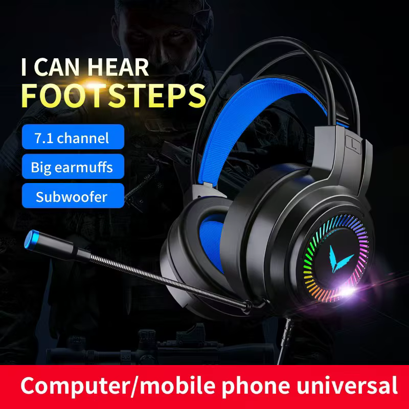 G58 casque de jeu jeu filaire 7.1 canaux PUBG