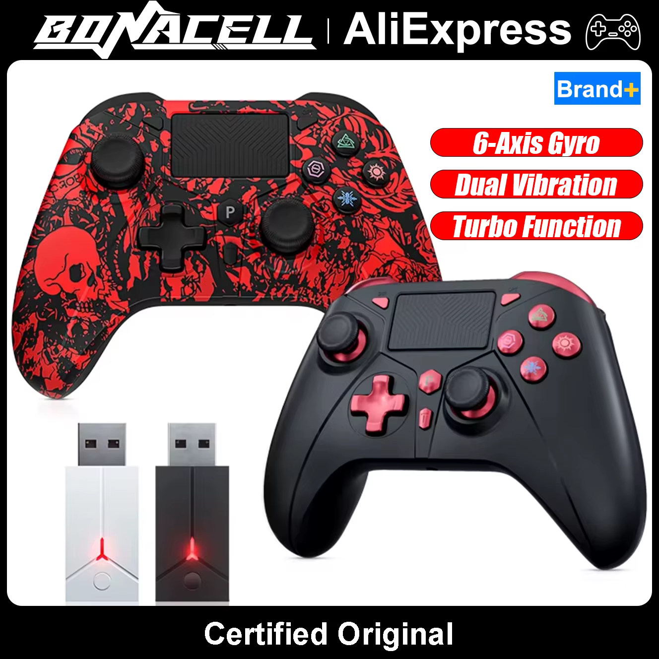 Manette de jeu sans fil pour console PS5/PC