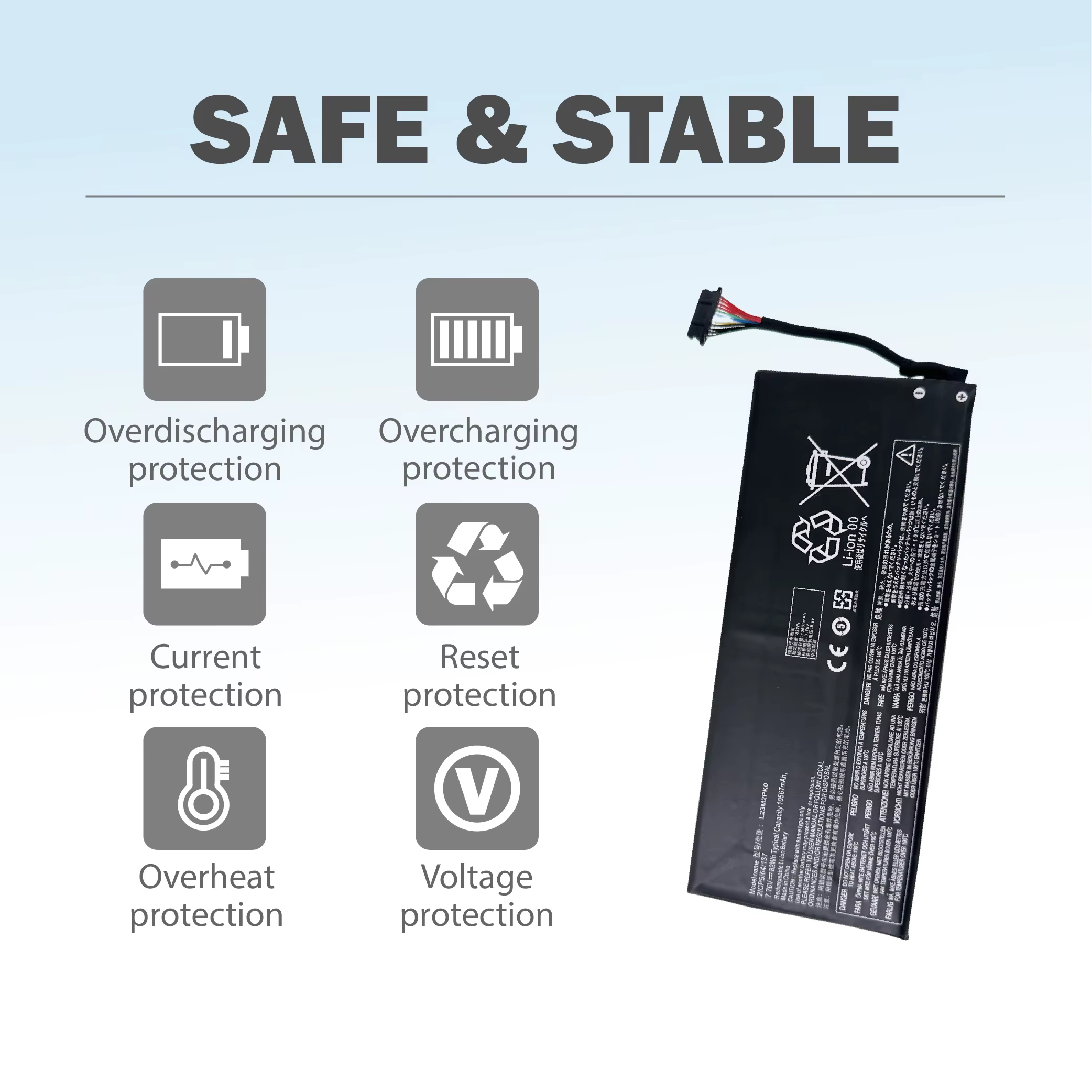 Batterie L23M2PK0 L23B2PK0 pour PC portable de jeu Lenovo Legion Go 8APU1