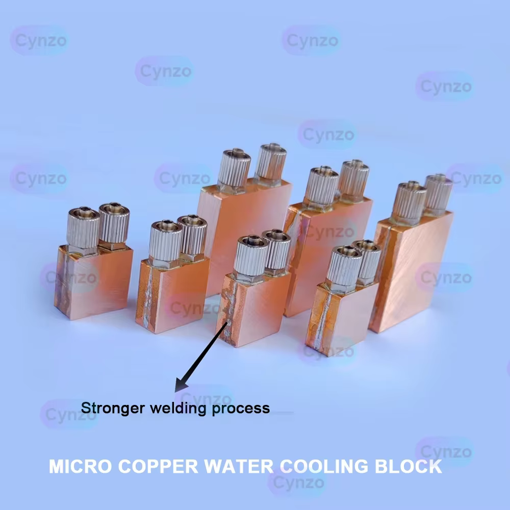 Bloc de refroidissement par eau en cuivre pour ordinateur portable