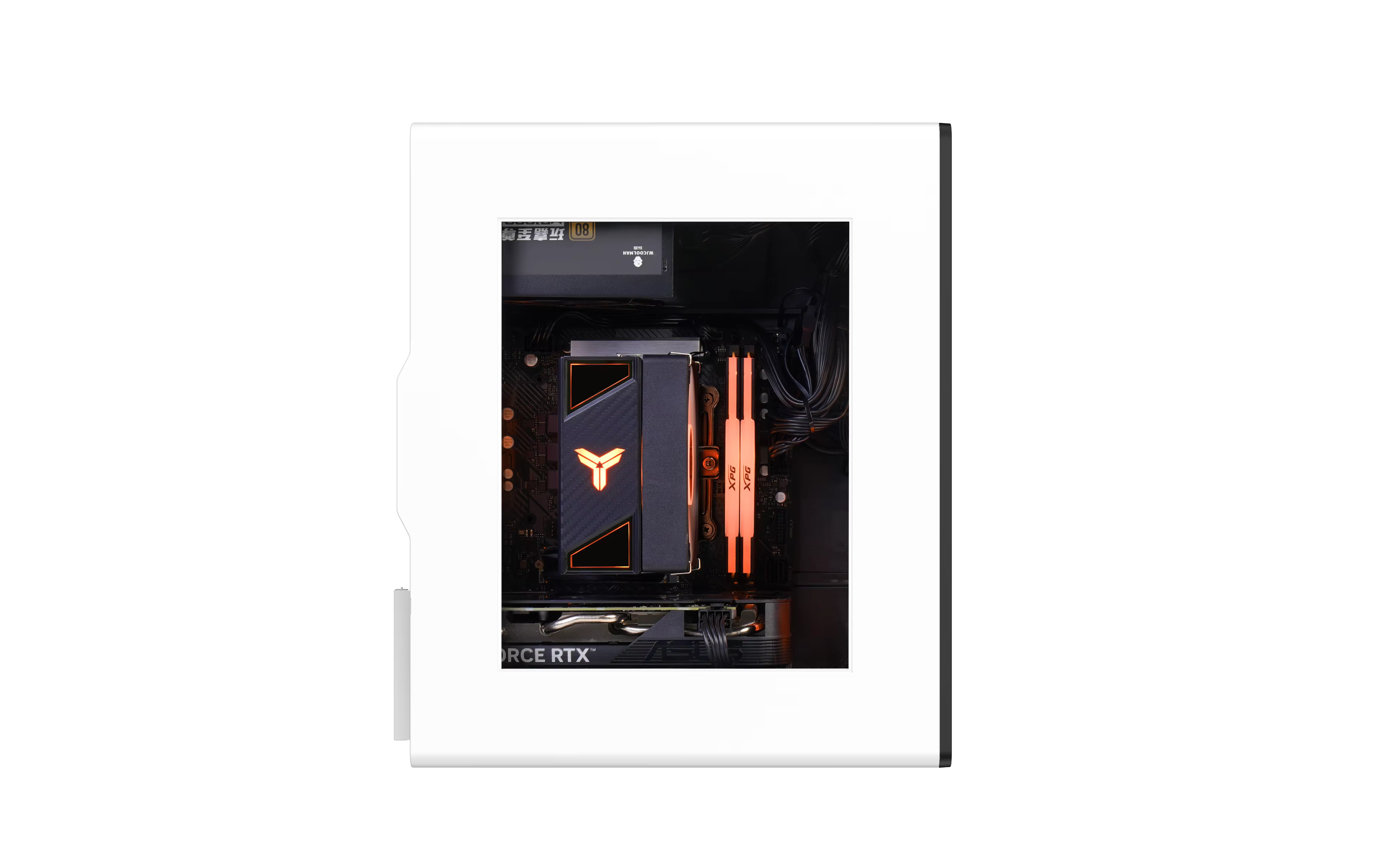 WJCOOLMAN Série Craftsman - Petit châssis pour ordinateur de bureau domestique - Prend en charge la carte mère M-ATX - PC de jeu compact