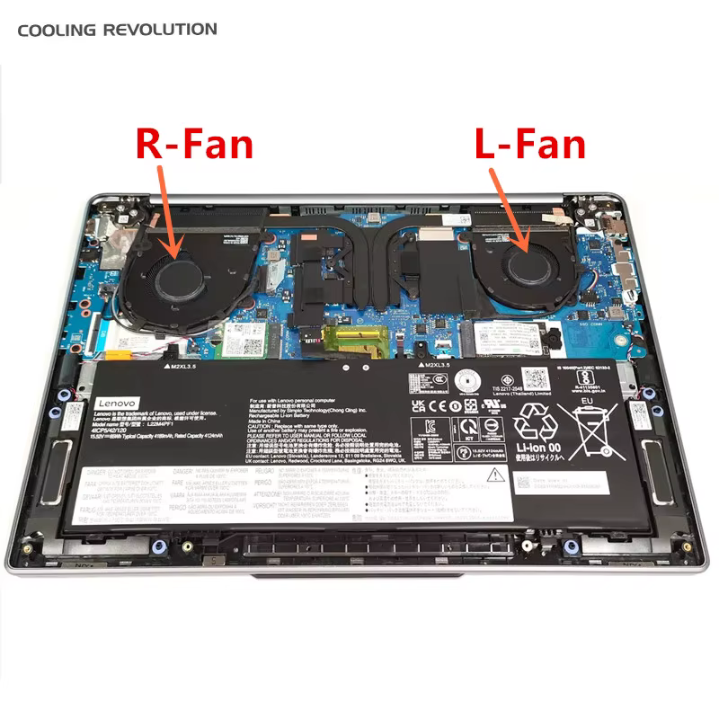 Ventilateur de refroidissement CPU GPU pour ordinateur portable