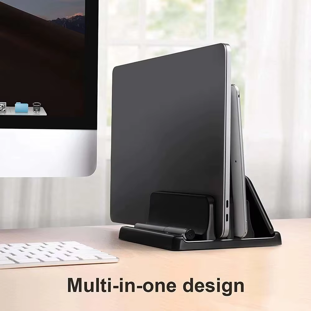 Support Vertical pour ordinateur portable de bureau 4 en 1