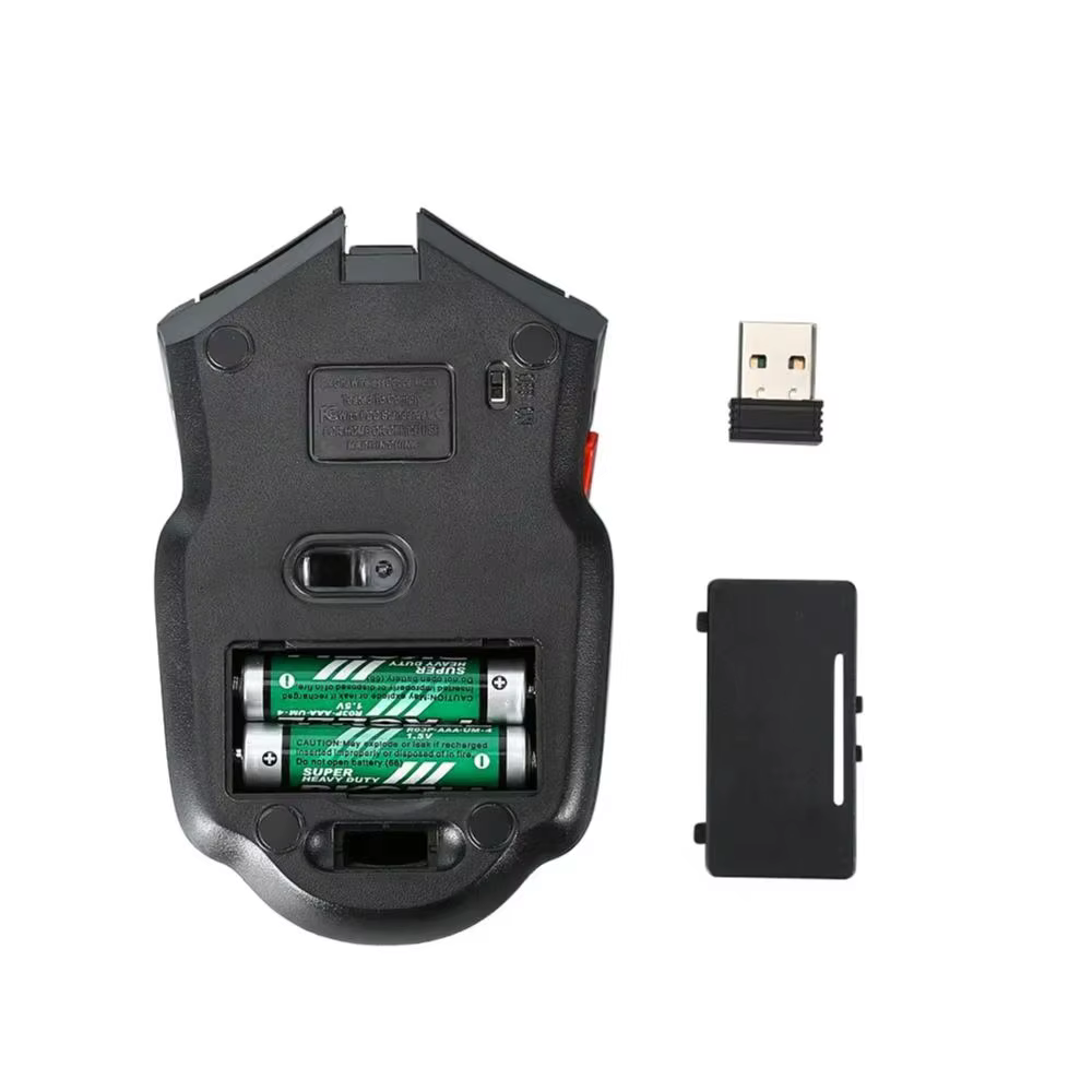 Souris sans fil 113, souris optique sans fil 2,4 GHz avec récepteur USB, souris sans fil portable à 6 boutons pour ordinateurs portables