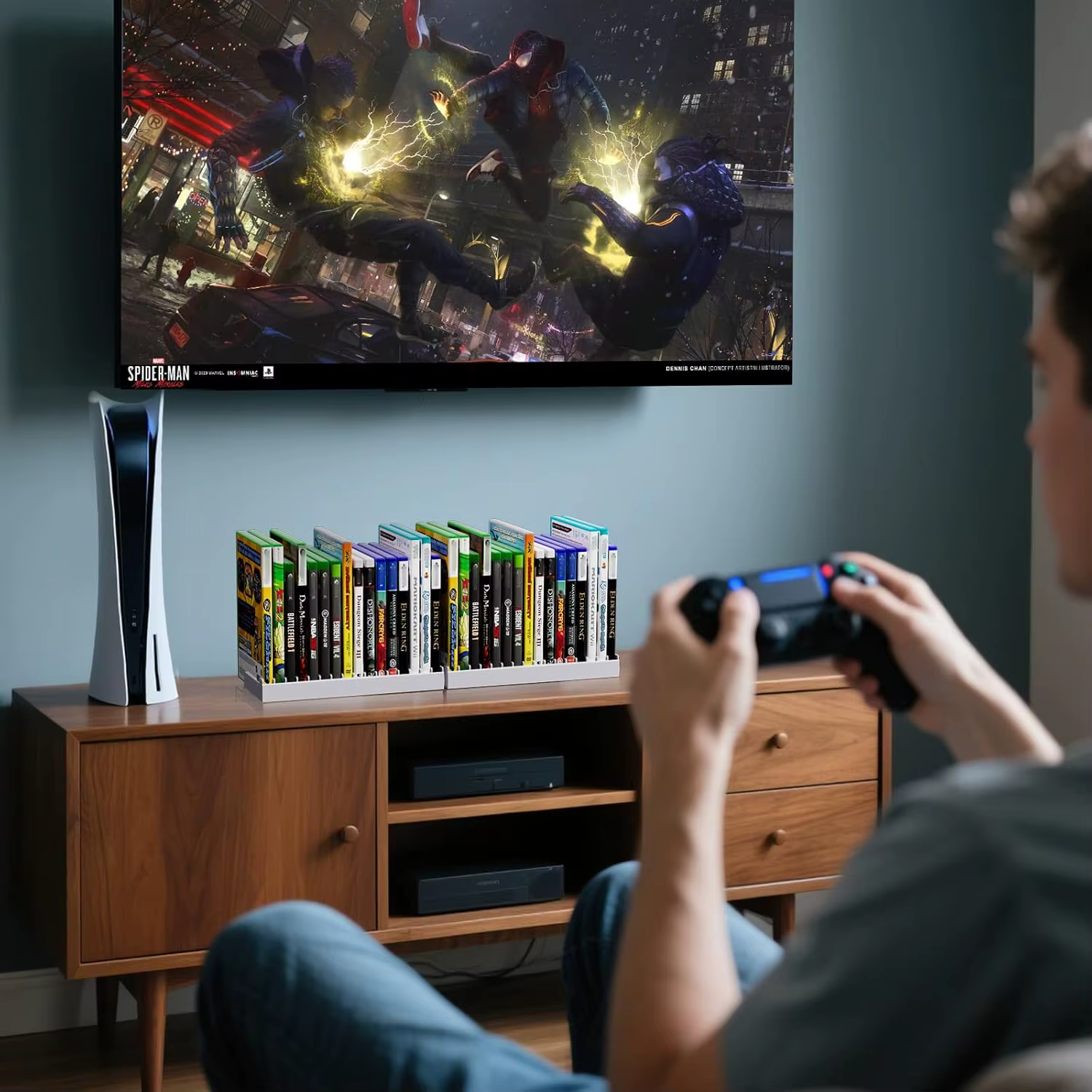 Support de stockage de jeux vidéo pour PS5/PS4/PS3/PS2/ Xbox One/Xbox Series X/S/Wii/Switch/Switch 2