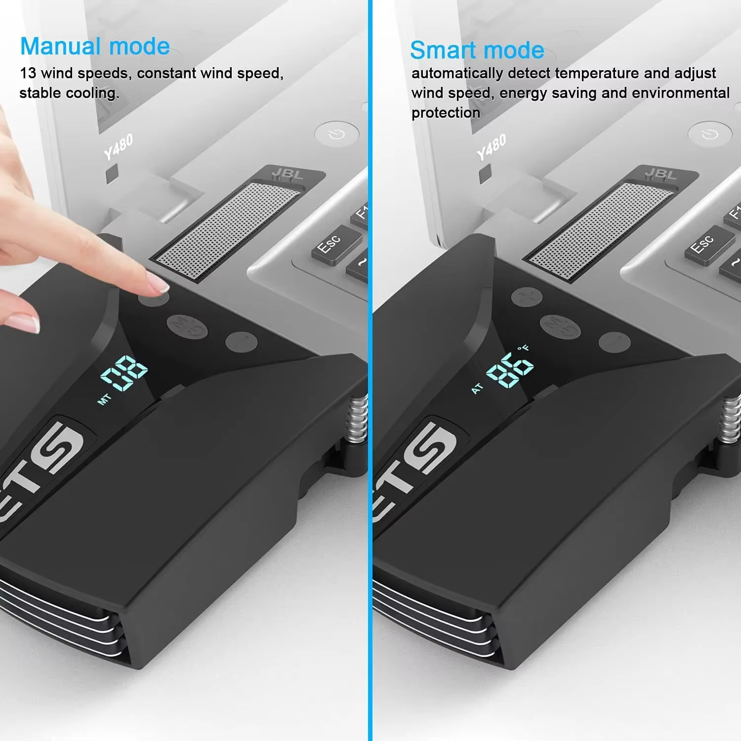 Ventilateur de refroidissement pour ordinateur portable de gaming