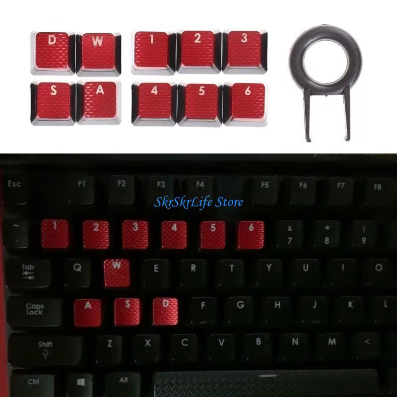 E65E Anti Slip Keycaps pour K70 RGB K95 K90 K65 K63 Keyboards mécaniques