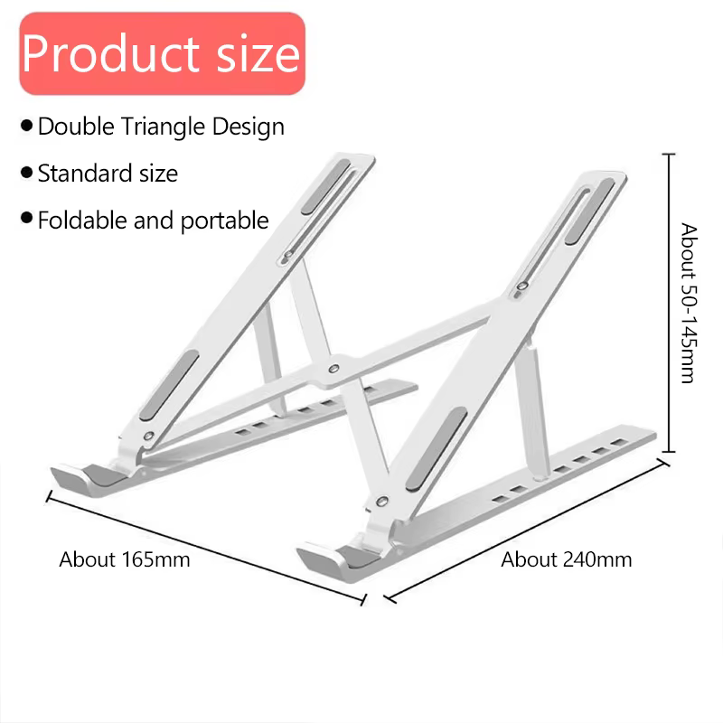 Support pliable pour ordinateur portable 8 vitesses /KQM/Accessory – Socle réglable