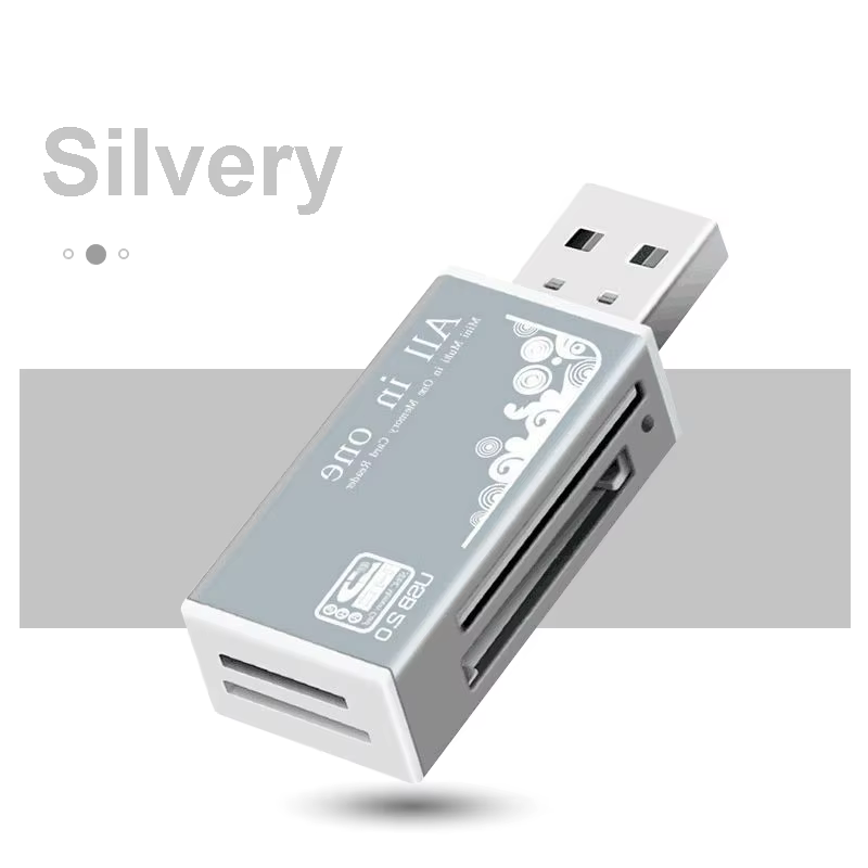 Lecteur de carte 4 Ports USB2.0 mémoire SD TF carte SDHC MMC/RS MMC TF MS/MS PRO/MS DUO M2 adaptateur pour ordinateur portable accessoires PC de bureau