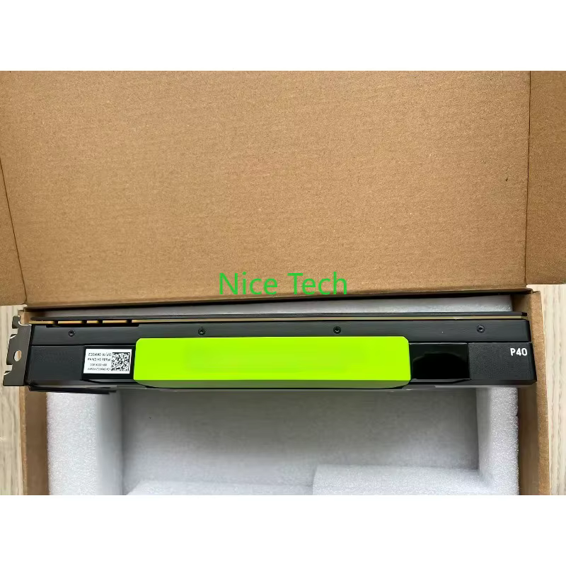 Carte graphique P40 24 Go DDR5 double slot PCI-E 3.0 x16 pour l'IA et l'apprentissage automatique