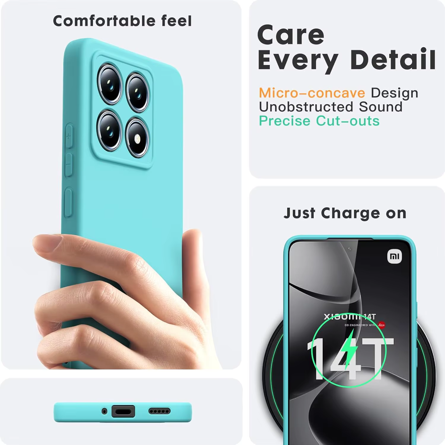 Coque en silicone liquide originale pour XiaoMi 15T 15TPro 11 Lite 12 12T 12X Mi 13 Lite 11T 14 14T Pro 15, couverture intégrale, souple