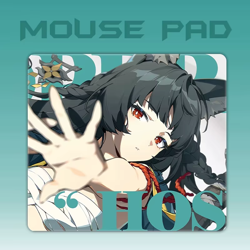 Tapis de souris de jeu Zenless Zone Zero Glass – Surface photovoltaïque épaisse améliorée pour l'eSports et le bureau
