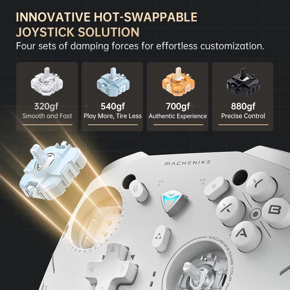 Manette de jeu sans fil Machenike G5Pro V2 pour PC/NS/Mobile