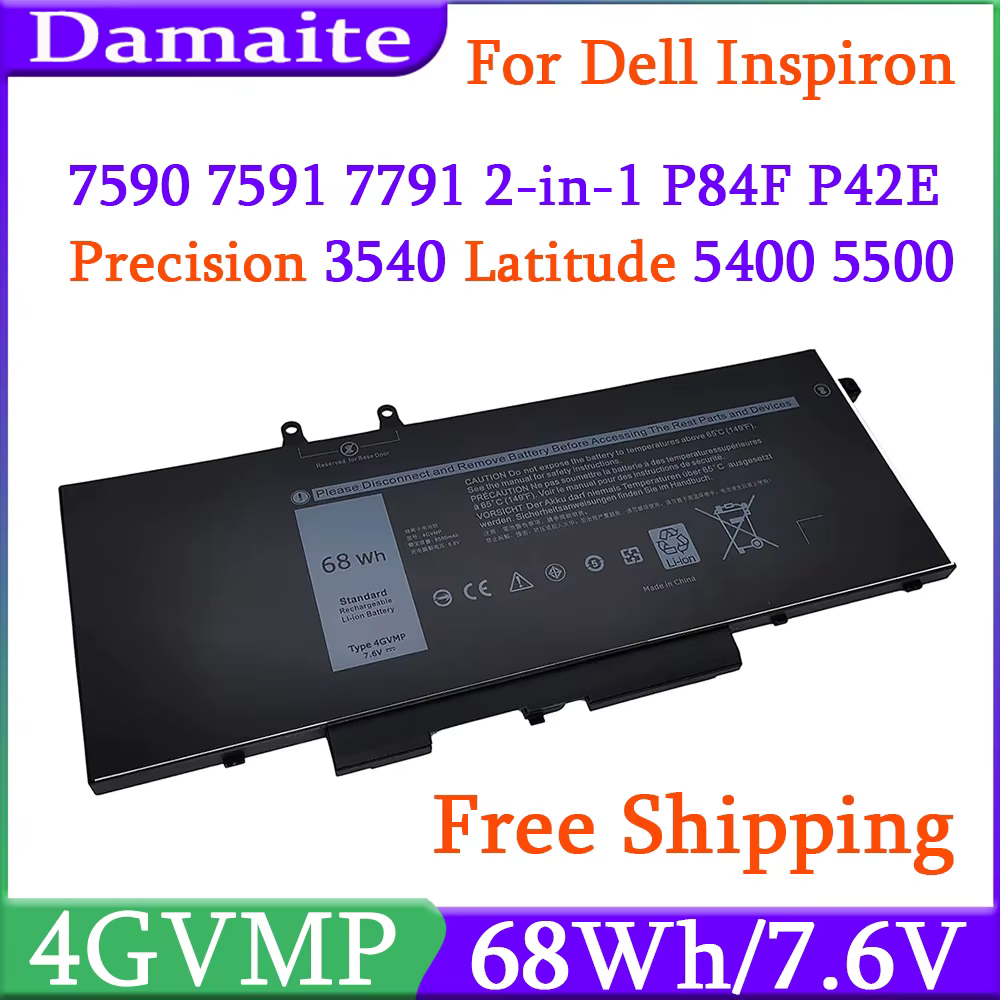 Batterie R8D7N pour ordinateur portable