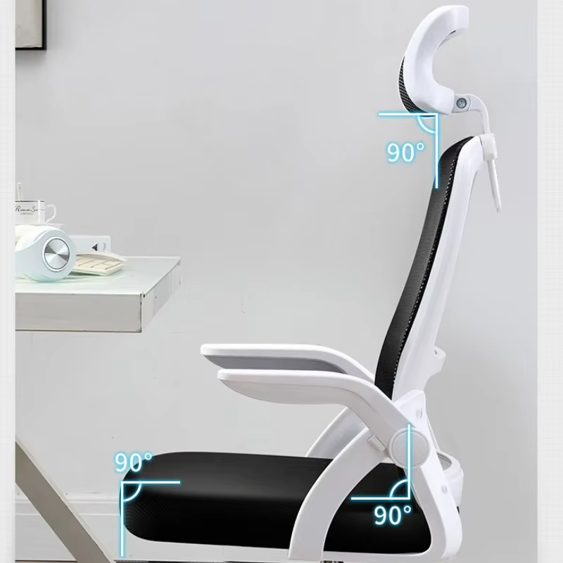 Chaise de bureau ergonomique à roulettes