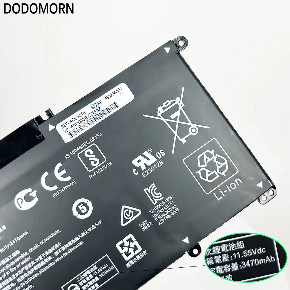 DODOMORN HT03XL batterie d'ordinateur portable pour HP pavillon 14-CE 14-CF 14-CK 14-CM 14-DG 14-DF 15-CS 15-DA HSTNN-LB8L L11421-421 Batteries