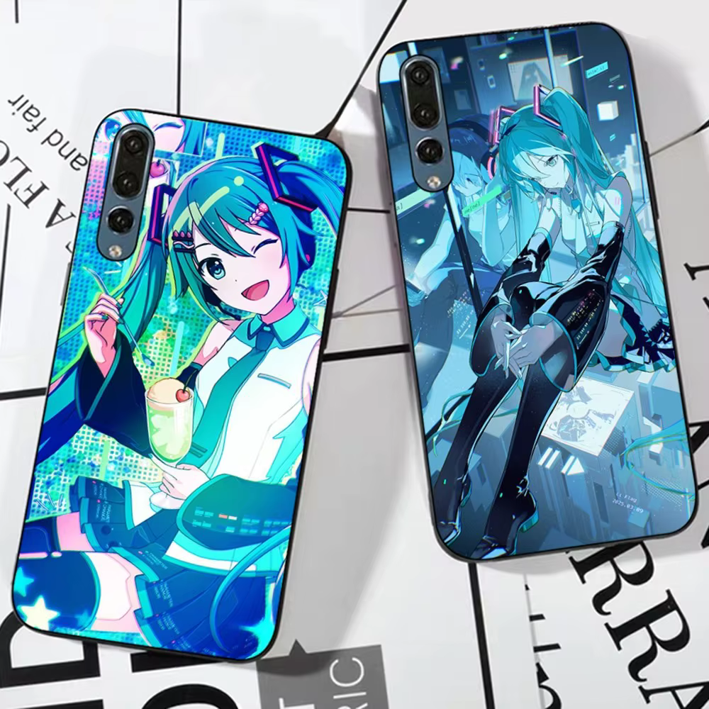 Coque de téléphone fille japonaise h-hatsune Miku, étui pour Huawei P 8 9 10 20 30 40 50 Pro Lite Psmart Honor 10 Lite 70 Mate 20lite