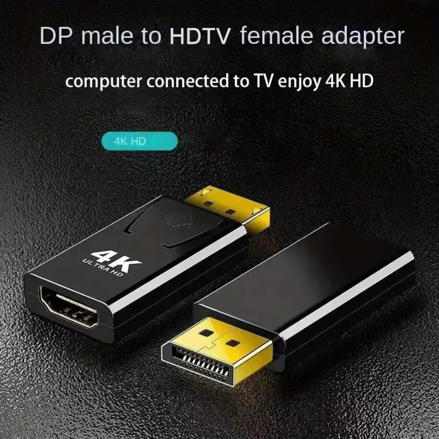 Adaptateur convertisseur DisplayPort vers HDMI compatible 4K 30Hz/60Hz