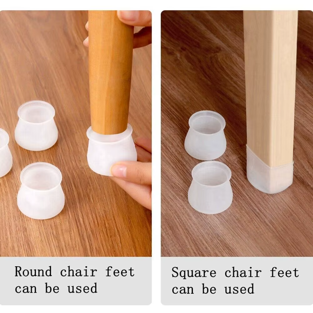 Protections universelles en silicone pour pieds de chaise