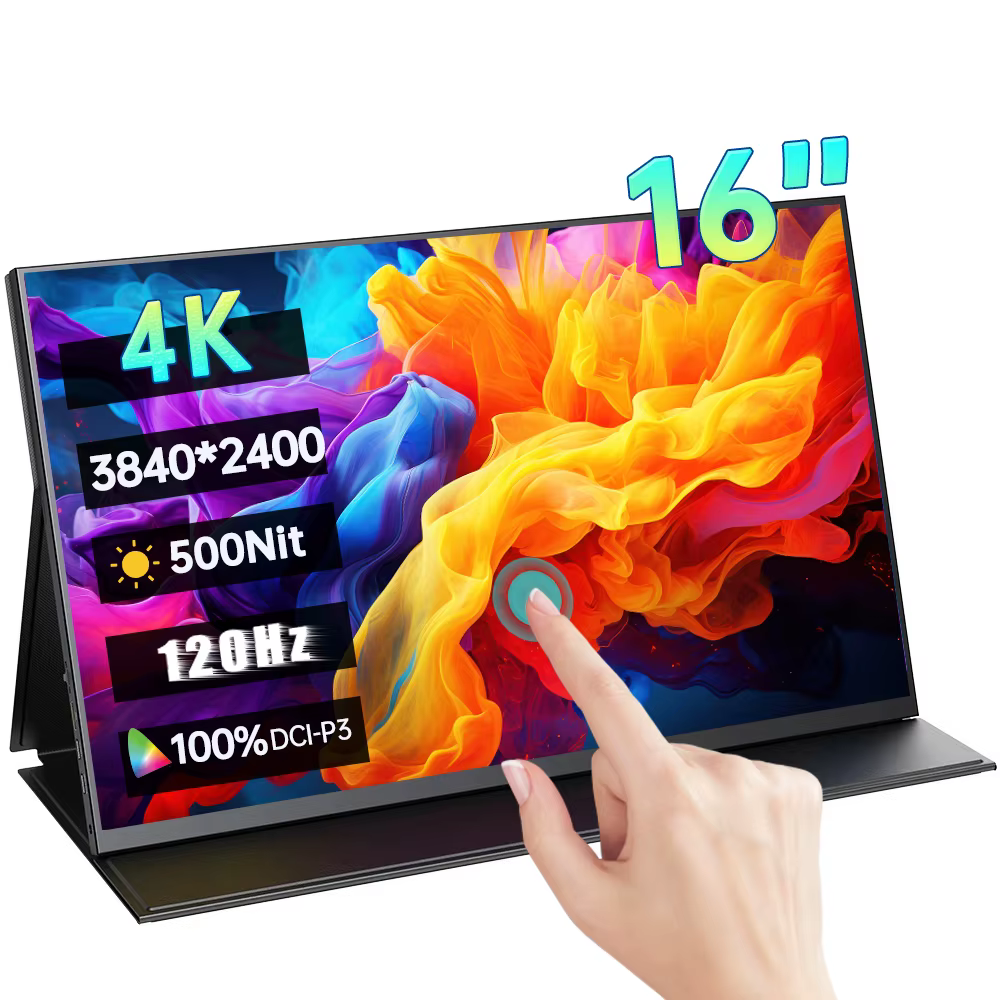 Moniteur Portable à écran tactile de 16 pouces