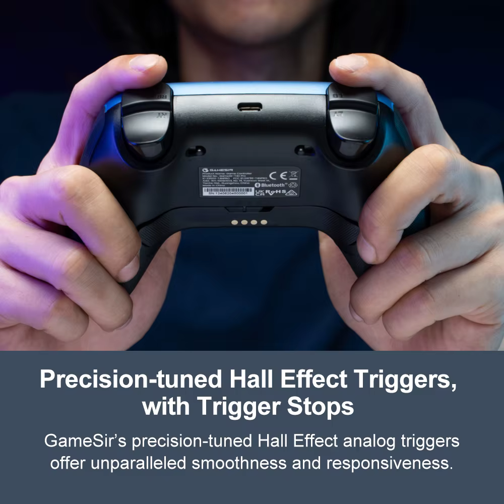 Gamesir Super Nova contrôleur de jeu manette de jeu Bluetooth sans fil avec bâtons de détection d'effet Hall pour Nintendo Switch 1 et 2 PC IOS