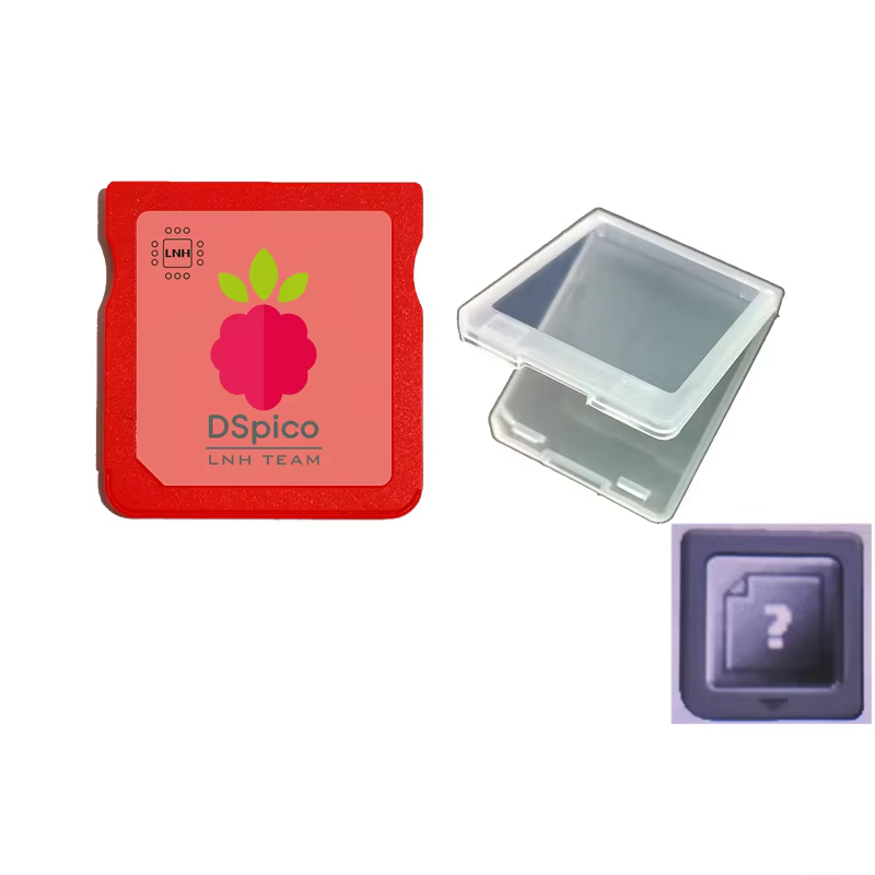 DSPico Flashcart DS Pico Nouvelle Cartouche pour TOUTES les DS/DSi/3DS/2DS Configuration Simple Seulement Carte