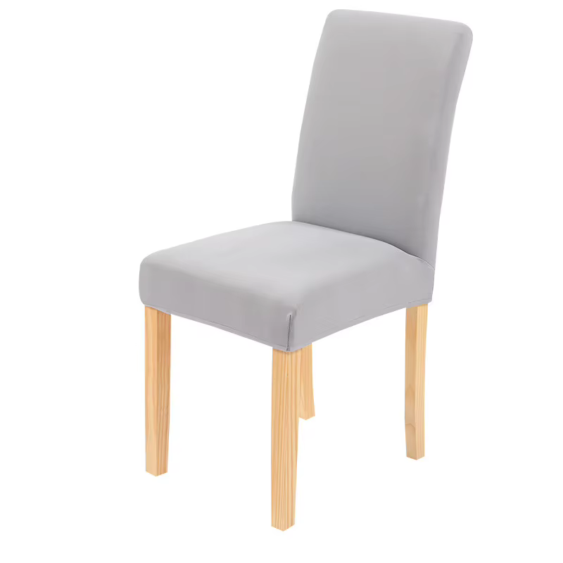 Housse De Chaise élastique De couleur unie, pour salle à manger, cuisine, mariage, hôtel, Banquet, Restaurant, housse De siège Anti-salissure