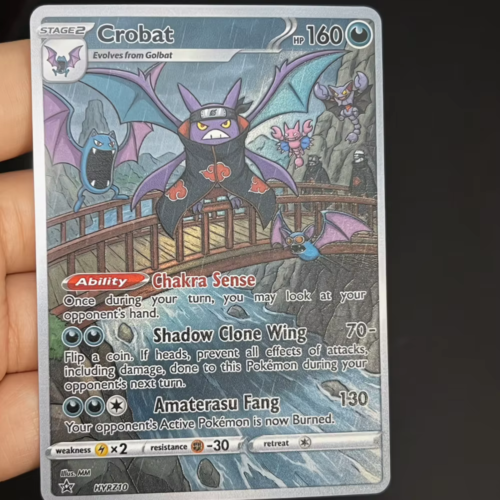 Cartes de collection Pokémon, jeu de cartes, cadeau, 5 pièces, jouets PTCG, Scizor, Crobat, Decidueye, Ninjask, Aerodactyl, style Flash Card Battle Pokemon