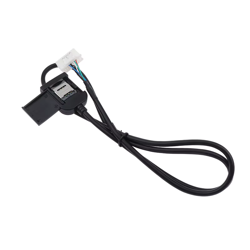 Adaptateur de fente pour carte Sim, pour Radio Android multimédia Gps 4G, connecteur de câble 20 broches, accessoires de voiture, pièce de rechange de fils