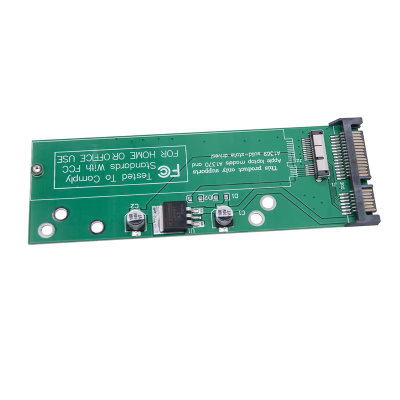 Adaptateur MAC 2010 2011 vers SATA, convertisseur de carte Riser pour Macbook AIR 2010 – 2011 A1369 A1370 A1375 A1377 MC505 12 + 6 broches SSD, nouveau