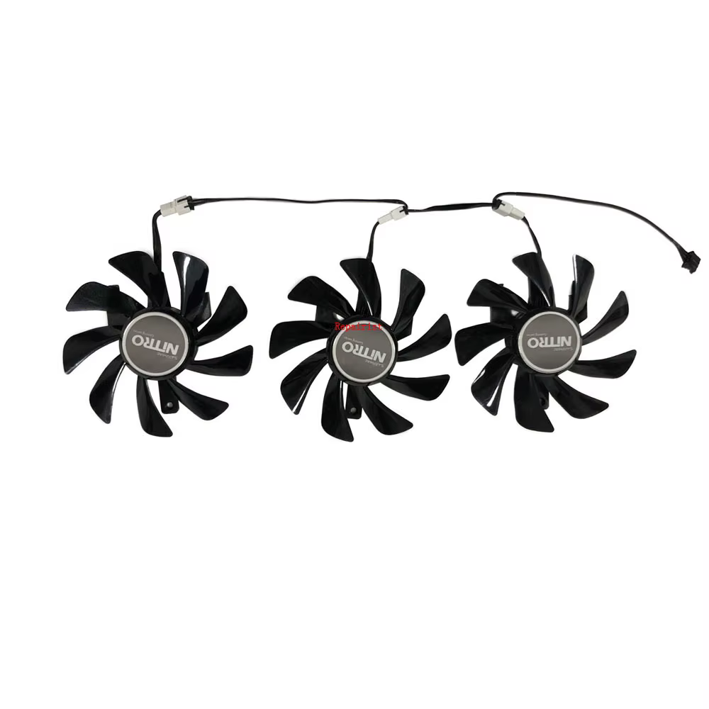 Refroidisseur de carte graphique, ventilateur GPU pour Sapphire R9 FURY R9-fury 4G Tri-X, pour Sapphire RX 6800 6800XT 16GB PULSE, 3 pièces/ensemble T129215BU