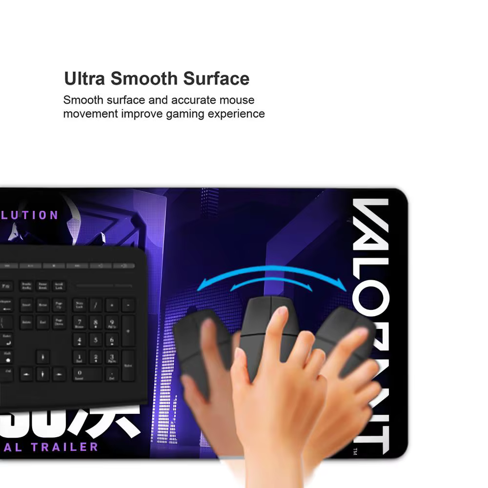 Tapis de souris de jeu XXL Valorant ISO