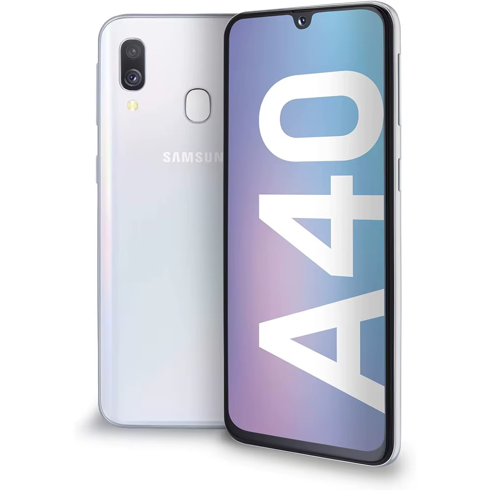 Samsung Galaxy A40 téléphone intelligent Android Version mondiale 5.9 pouces AMOLED 1080*2340 25MP Samsung Smartphone 3100mAh déverrouillage
