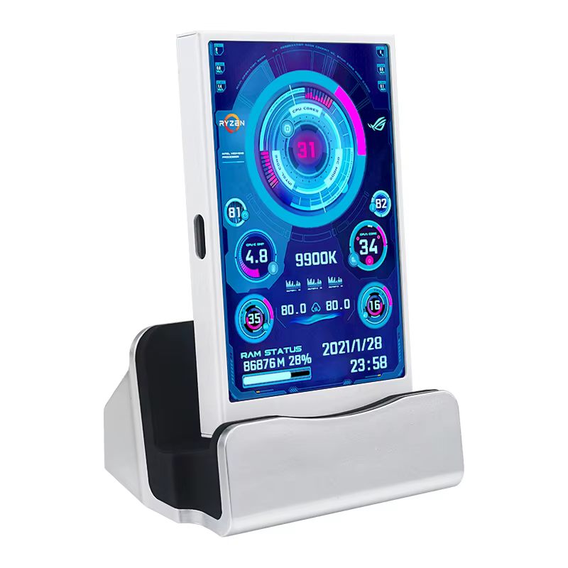 Écran secondaire de type C de 3.5 pouces pour ordinateur CPU RAM GPU HDD moniteur 320*480 IPS LCD ISB affichage logiciel TURZX NO AIDA64